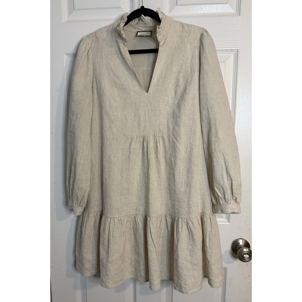 Tuckernuck Cream Ruffle Mini Dress - Picture 5 of 11